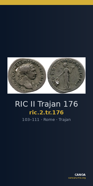 RIC II Trajan 176 — CANOA
