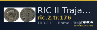 RIC II Trajan 176 — CANOA