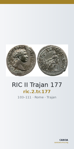 RIC II Trajan 177 — CANOA