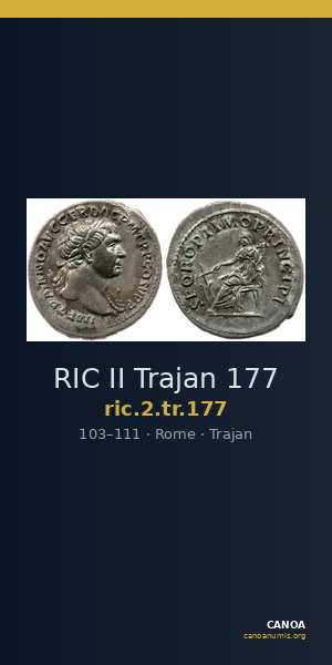 RIC II Trajan 177 — CANOA