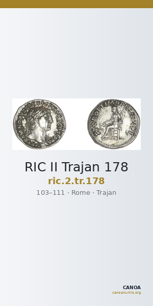 RIC II Trajan 178 — CANOA