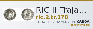 RIC II Trajan 178 — CANOA