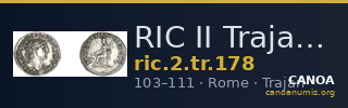 RIC II Trajan 178 — CANOA