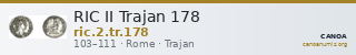 RIC II Trajan 178 — CANOA