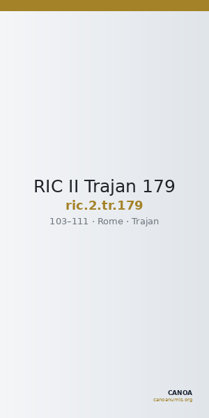 RIC II Trajan 179 — CANOA