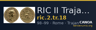 RIC II Trajan 18 — CANOA