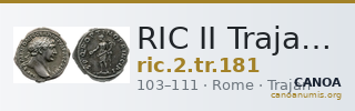 RIC II Trajan 181 — CANOA