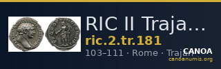 RIC II Trajan 181 — CANOA