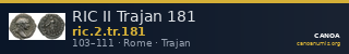 RIC II Trajan 181 — CANOA