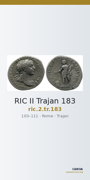 RIC II Trajan 183 — CANOA