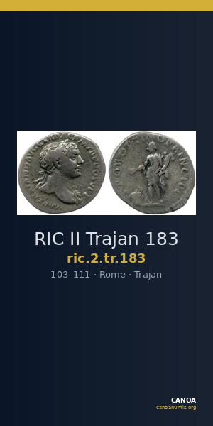 RIC II Trajan 183 — CANOA