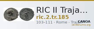 RIC II Trajan 185 — CANOA