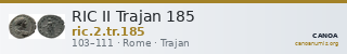 RIC II Trajan 185 — CANOA