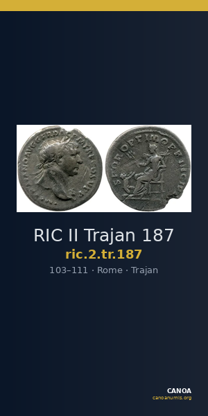 RIC II Trajan 187 — CANOA