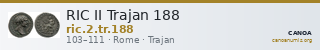 RIC II Trajan 188 — CANOA