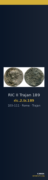 RIC II Trajan 189 — CANOA