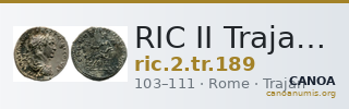 RIC II Trajan 189 — CANOA
