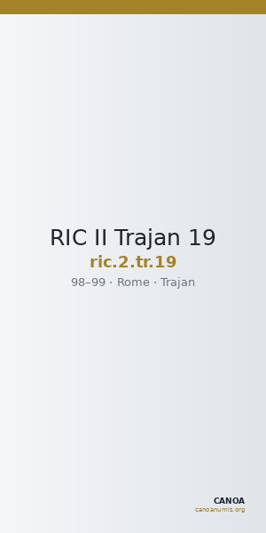 RIC II Trajan 19 — CANOA