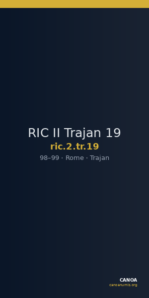 RIC II Trajan 19 — CANOA