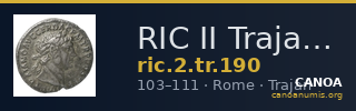 RIC II Trajan 190 — CANOA