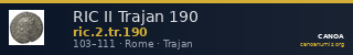 RIC II Trajan 190 — CANOA