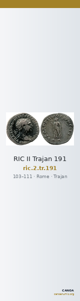 RIC II Trajan 191 — CANOA