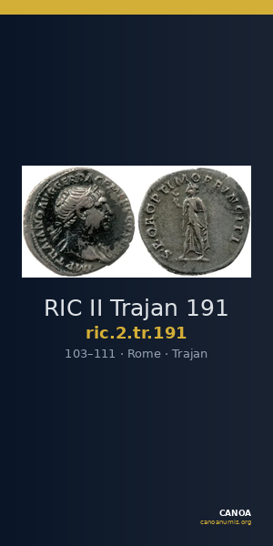 RIC II Trajan 191 — CANOA