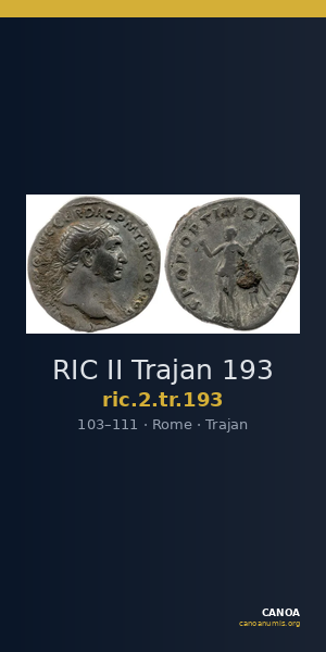 RIC II Trajan 193 — CANOA