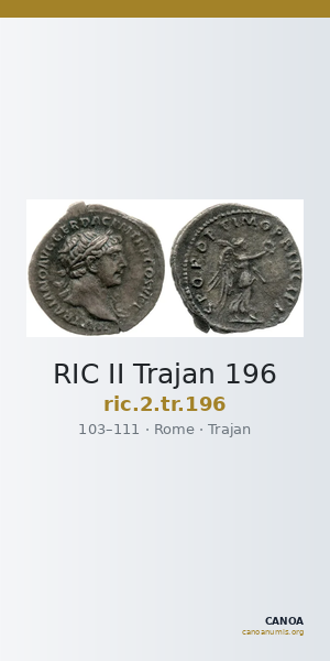 RIC II Trajan 196 — CANOA