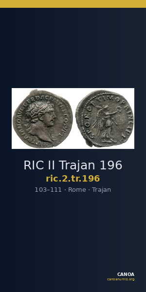 RIC II Trajan 196 — CANOA