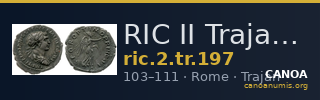RIC II Trajan 197 — CANOA