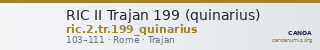RIC II Trajan 199 (quinarius) — CANOA