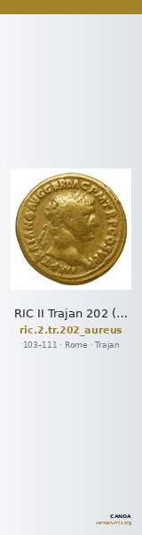 RIC II Trajan 202 (aureus) — CANOA