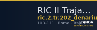 RIC II Trajan 202 (denarius) — CANOA