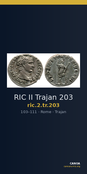 RIC II Trajan 203 — CANOA