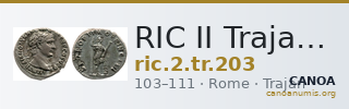 RIC II Trajan 203 — CANOA