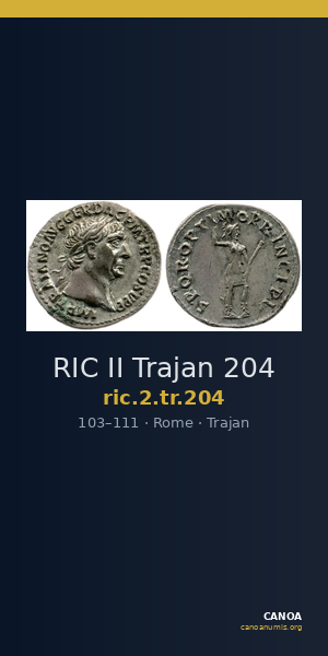 RIC II Trajan 204 — CANOA