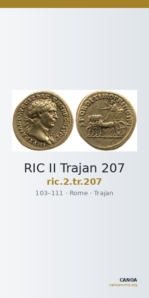 RIC II Trajan 207 — CANOA