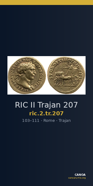 RIC II Trajan 207 — CANOA