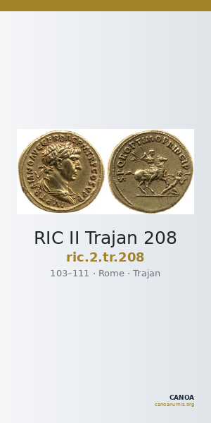 RIC II Trajan 208 — CANOA