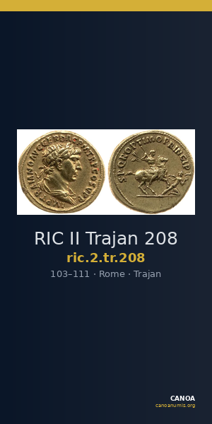 RIC II Trajan 208 — CANOA