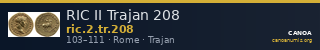 RIC II Trajan 208 — CANOA