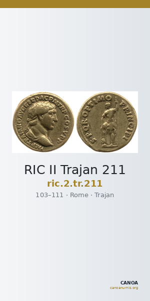 RIC II Trajan 211 — CANOA