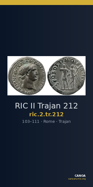 RIC II Trajan 212 — CANOA