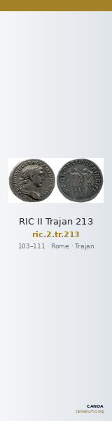 RIC II Trajan 213 — CANOA