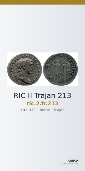 RIC II Trajan 213 — CANOA