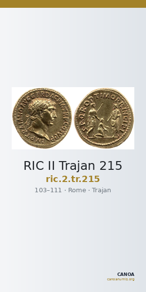 RIC II Trajan 215 — CANOA