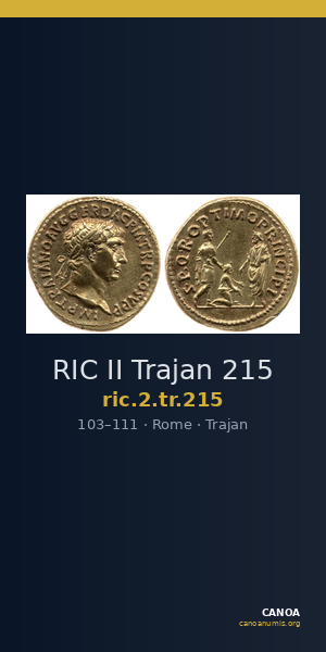RIC II Trajan 215 — CANOA