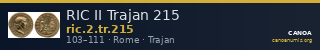 RIC II Trajan 215 — CANOA