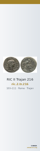 RIC II Trajan 216 — CANOA